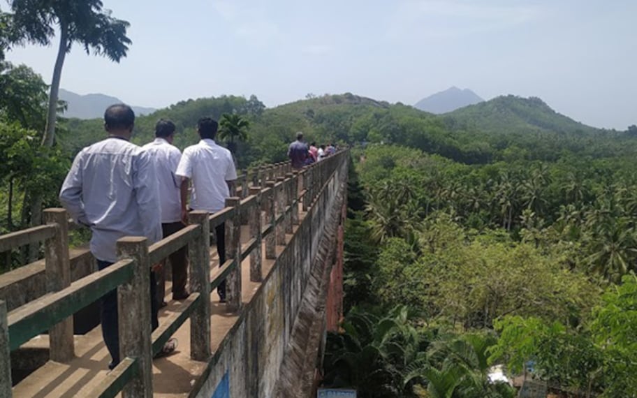 Kanyakumari Mathoor Hanging Bridge Landscape Image